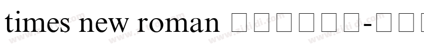times new roman 粗体字体下载字体转换